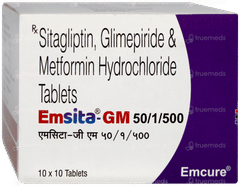Emsita GM 50/1/500 Tablet 10 Emsita GM 50/1/500 Tablet 10