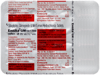 Emsita GM 50/1/500 Tablet 10