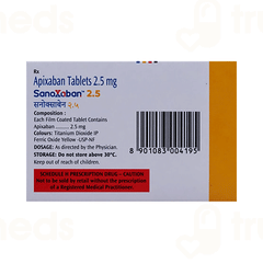 Sanoxaban 2.5 Tablet 10 Sanoxaban 2.5 Tablet 10