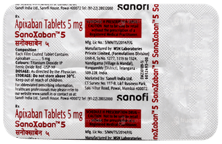 Sanoxaban 5 Tablet 10