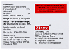 Dydrozide 10 Tablet 10 Dydrozide 10 Tablet 10