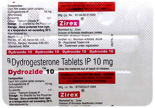 Dydrozide 10 Tablet 10