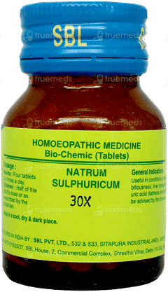 Sbl Natrum Sulphuricum 30X Tablet 25Gm