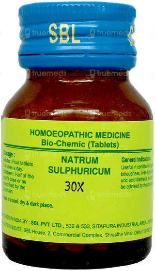 Sbl Natrum Sulphuricum 30X Tablet 25Gm