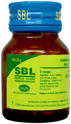 Sbl Natrum Sulphuricum 30X Tablet 25Gm