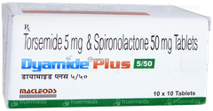 Dyamide Plus 50mg/5mg Tablet 10 Dyamide Plus 50mg/5mg Tablet 10