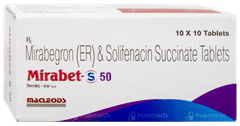 Mirabet S 50Mg/5Mg Tablet 10