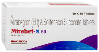 Mirabet S 50Mg/5Mg Tablet 10
