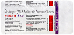 Mirabet S 50Mg/5Mg Tablet 10