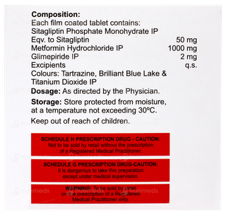 Geminor Ms 2 50/1000 Tablet 10