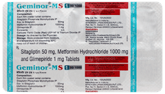 Geminor Ms 1 50/1000 Tablet 10 Geminor Ms 1 50/1000 Tablet 10