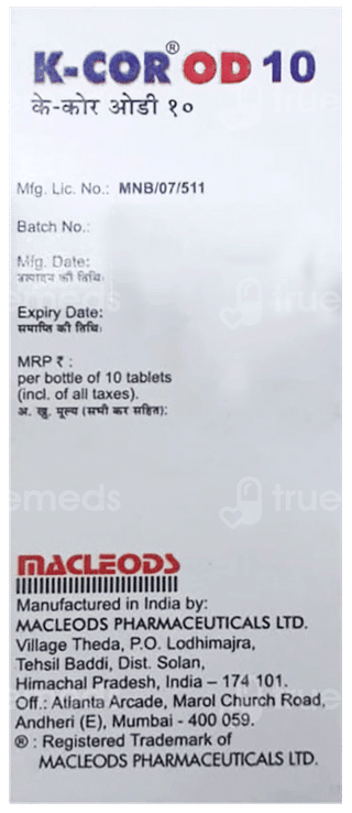 K Cor Od 10Mg Tablet 10