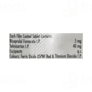 Bisosafe T 5mg/40mg Tablet 10