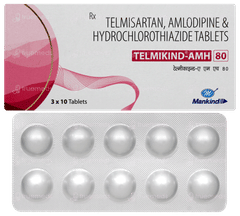 Telmikind Amh 80 Tablet 10