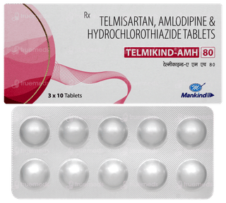 Telmikind Amh 80 Tablet 10