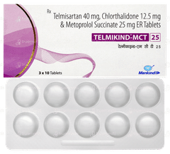 Telmikind Mct 25 Tablet 10