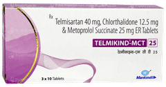 Telmikind Mct 25 Tablet 10