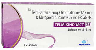 Telmikind Mct 25 Tablet 10