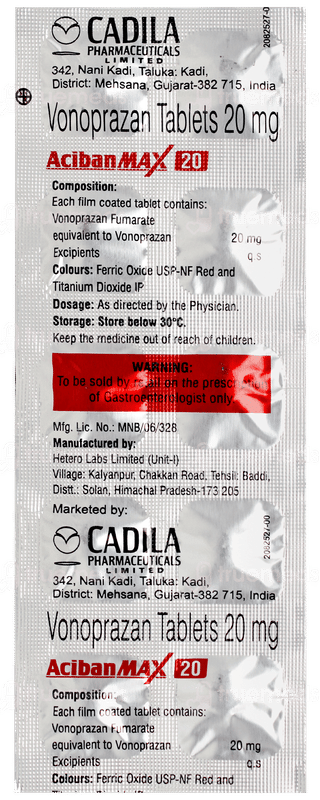 Aciban Max 20 Tablet 10