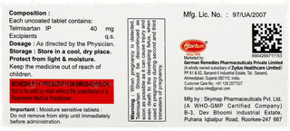 Telmevas 40 Tablet 10