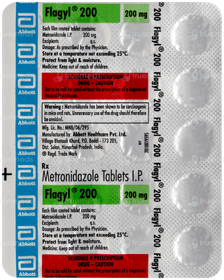 Flagyl 200 Tablet 20