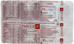 Jimhair F Gluten Free Tablet 10