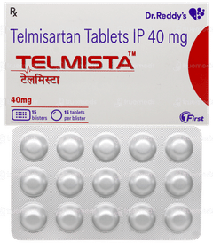 Telmista 40Mg Tablet 15 Telmista 40Mg Tablet 15