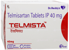 Telmista 40Mg Tablet 15 Telmista 40Mg Tablet 15