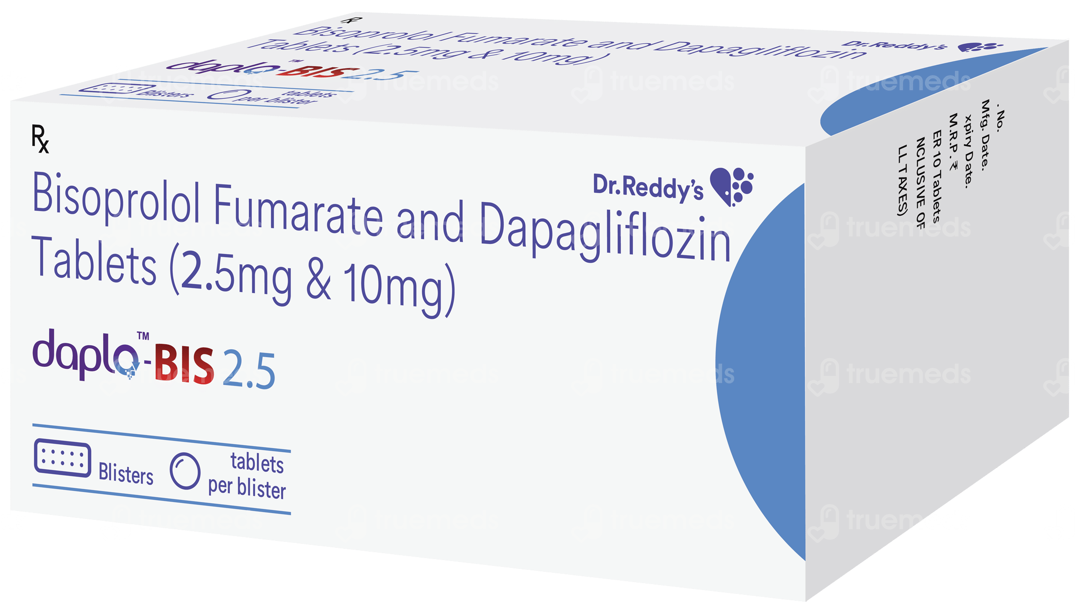 Daplo Bis 25 Tablets 10 - Uses, Side Effects, Dosage, Price | Truemeds