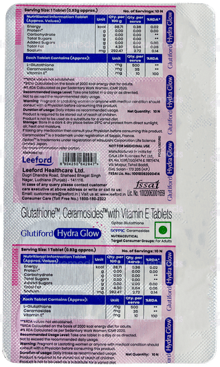 Glutiford Hydra Glow Tablet 10