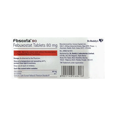 Fbsoxta 80 Tablet 10 Fbsoxta 80 Tablet 10