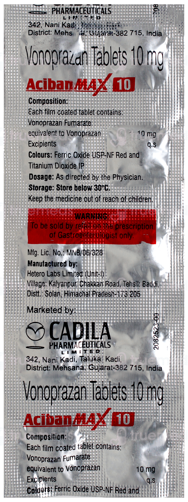 Aciban Max 10 Tablet 10