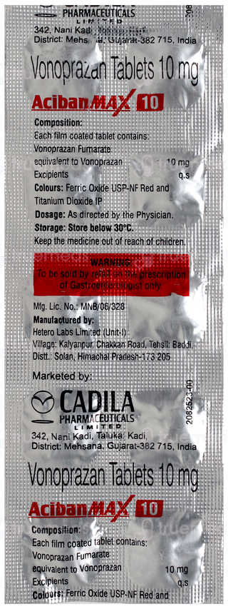 Aciban Max 10 Tablet 10