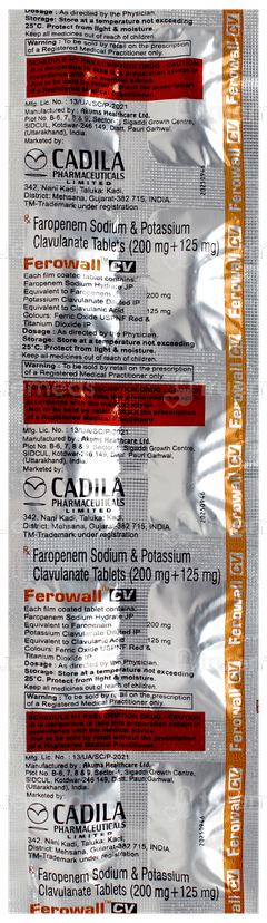 Ferowall Cv Tablet 10