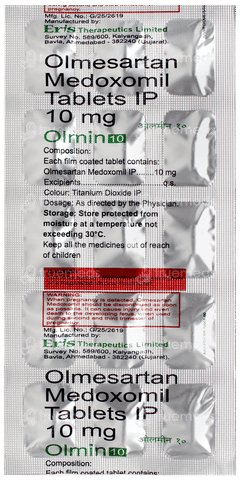 Olmin 10 Tablet 15 Olmin 10 Tablet 15