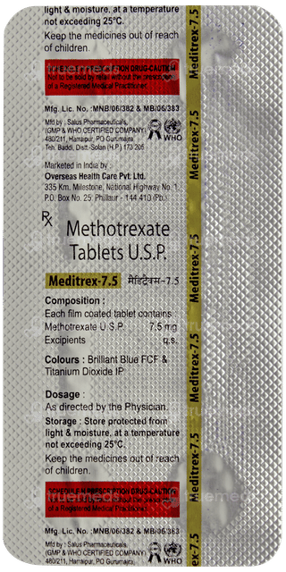 Meditrex 7.5 Tablet 4