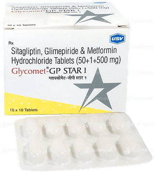 Glycomet Gp Star 1 Tablet 10