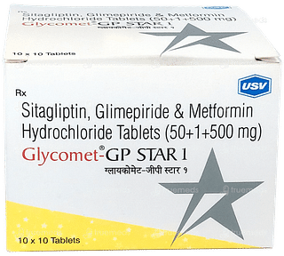 Glycomet Gp Star 1 Tablet 10