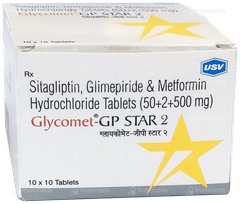 Glycomet Gp Star 2 Tablet 10 Glycomet Gp Star 2 Tablet 10
