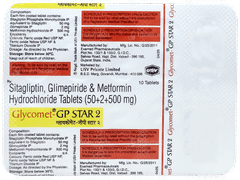 Glycomet Gp Star 2 Tablet 10 Glycomet Gp Star 2 Tablet 10