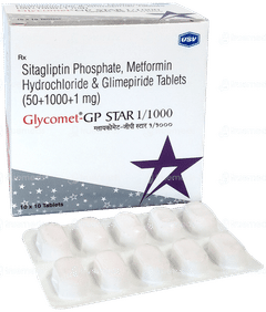 Glycomet Gp Star 1/1000 Tablet 10