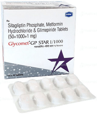 Glycomet Gp Star 1/1000 Tablet 10