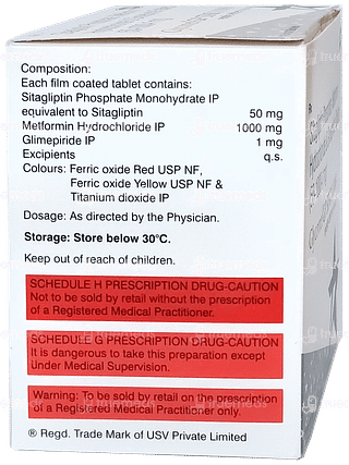 Glycomet Gp Star 1/1000 Tablet 10