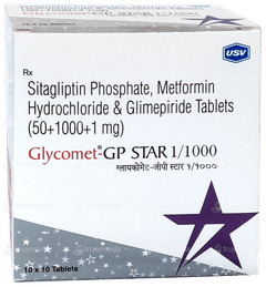 Glycomet Gp Star 1/1000 Tablet 10