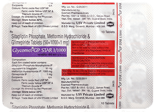 Glycomet Gp Star 1/1000 Tablet 10