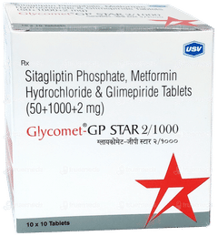 Glycomet Gp Star 2/1000 Tablet 10