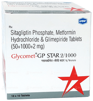 Glycomet Gp Star 2/1000 Tablet 10