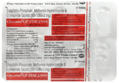 Glycomet Gp Star 2/1000 Tablet 10