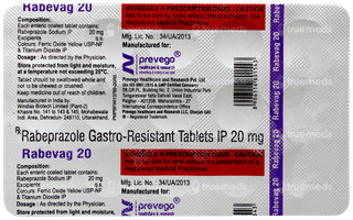 Rabevag 20 Tablet 15