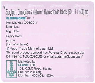 Gluconorm Gs 1 Tablet 10